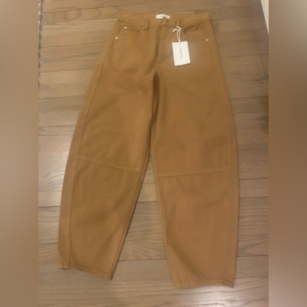 Frame Denim Camel Cropped Women's Pants